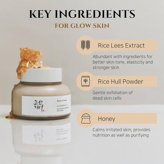 BEAUTY OF JOSEON Ground Rice and Honey Glow Mask