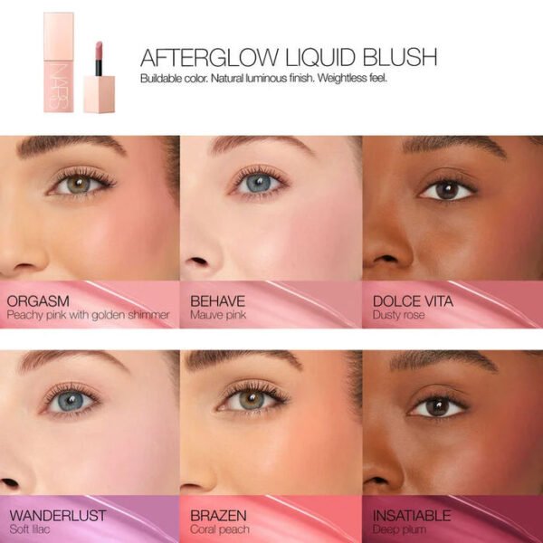 NARS Afterglow Liquid Blush- Behave -