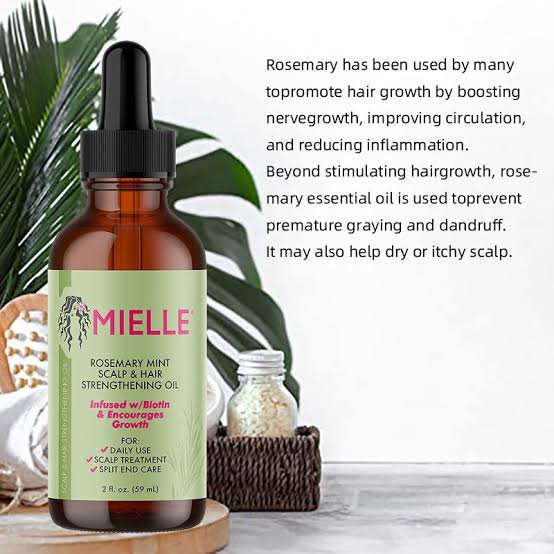 Mielle Rosemary Mint Scalp & Hair Strengthening Oil 59 - Ml -