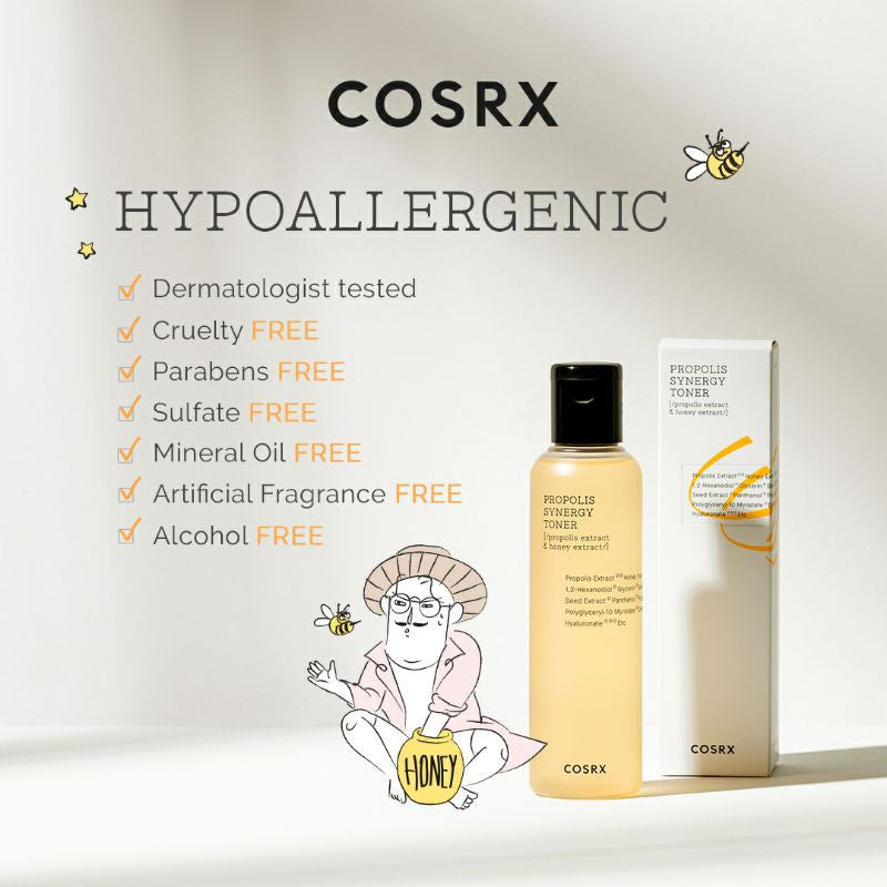 COSRX - Full Fit Propolis Synergy Toner 150ml ( with honey and propolis extract)