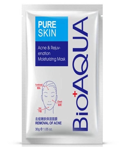 BIOAQUA Pure Skin – Acne & Rejuvenation Mask pack of 2
