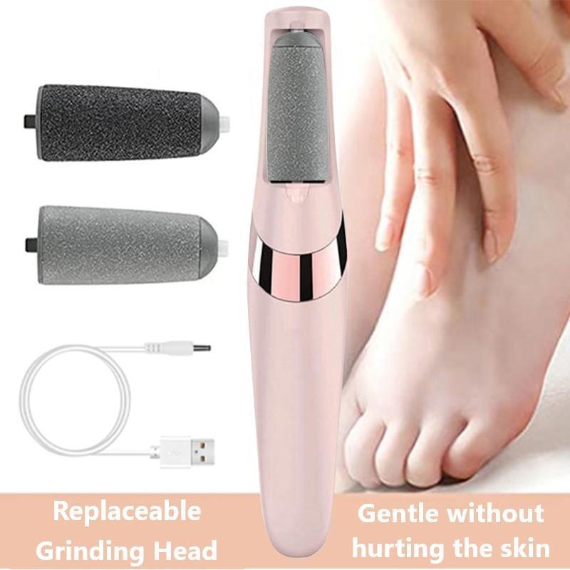 Rechargeable Electric Foot Callus Remover, Electric Foot Callus Remover Kit Foot File, Cordless Pedicure Machine, Foot Grinder, Portable Foot Files Cleaning Tool for Home and Travel,