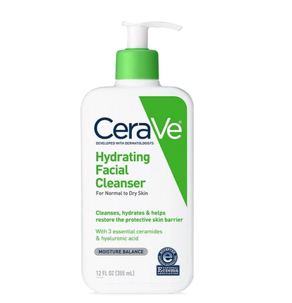 Cerave Hydrating Facial Cleanser 355ml (Big Size)