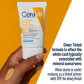 Cerave Hydrating Mineral Sunscreen Sheer Tint 30SPF