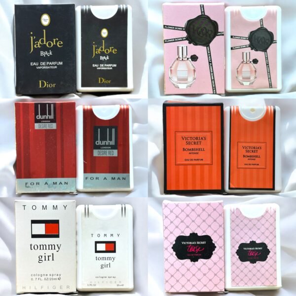 Pack Of 6 Pocket Perfumes (20ml) -