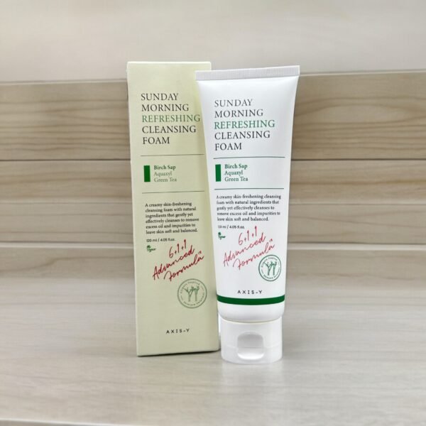 Axis-Y Sunday Morning Refreshing Cleansing Foam 120ml Korea -