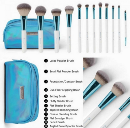 BH COSMETICS Poolside Chic 12 Piece Brush Set - Brand Store