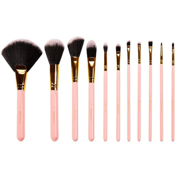 BH Cosmetics Dot Collection 11 Pcs Brush Set – Pink - Brand Store