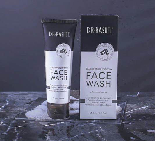 Dr Rashel Black Charcoal Purifying Face Wash - 100g