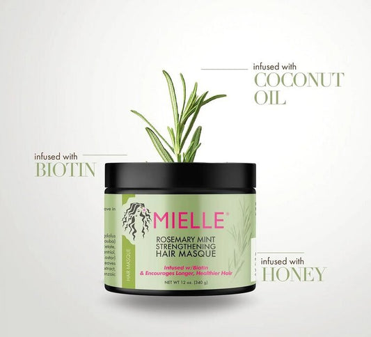 Mielle Rosemary Mint Strengthening Hair Masque - 340g