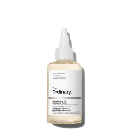 The Ordinary Glycolic Acid 7% Exfoliating Toner+ the ordinary Niacinamide 10% + Zinc 1%