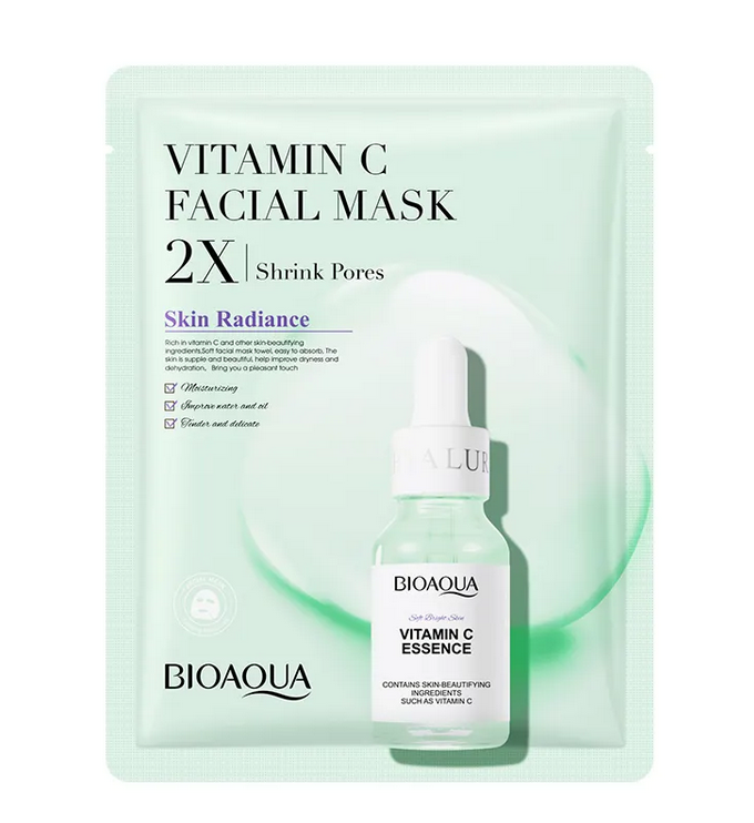 Bio Aqua Vitamin C Shrink Pores Facial Sheet Mask