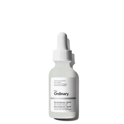 The Ordinary Glycolic Acid 7% Exfoliating Toner+ the ordinary Niacinamide 10% + Zinc 1%