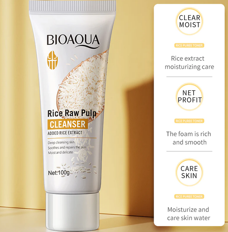 Bio Aqua Rice Raw Pulp Cleanser - 100g
